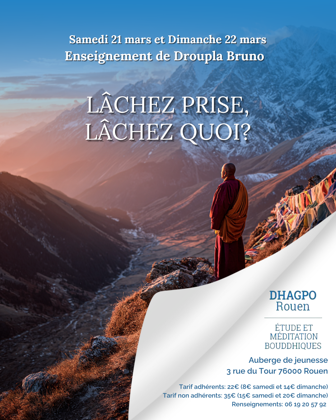 Enseignement sur le Lâchez prise-Dahgpo Rouen