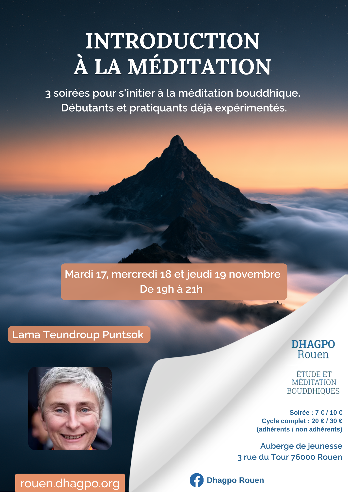 Enseignements-Introduction à la méditation-Dhagpo Rouen
